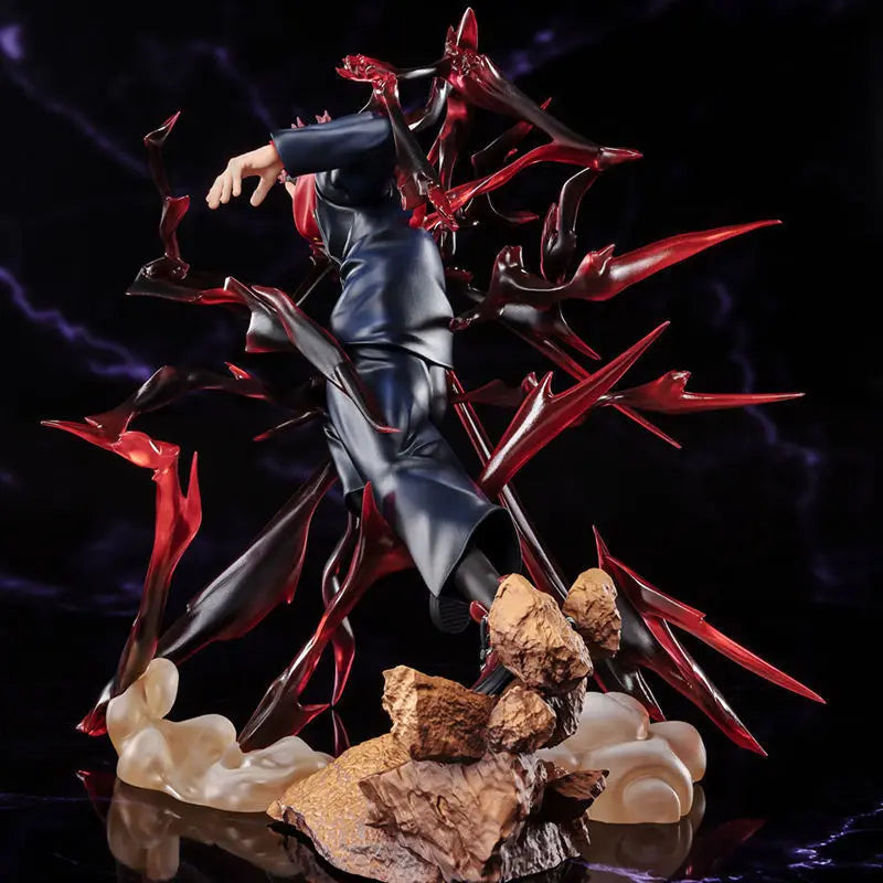 Figura Itadori Yuji - Jujutsu Kaisen | Estatua Negra 19cm
