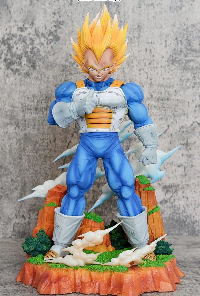 Figura Vegeta Super Saiyan Battle - Dragon Ball Z | PVC 33cm