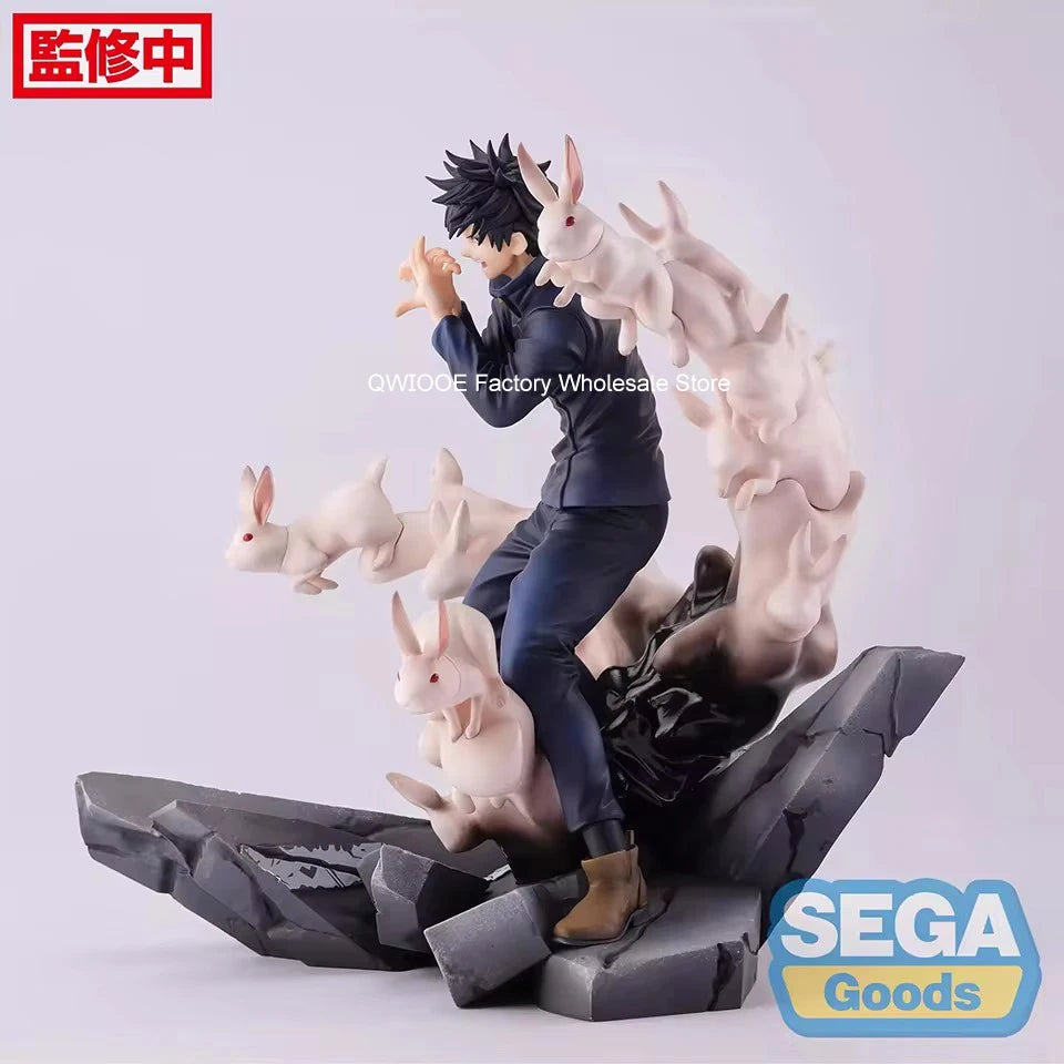 Figura Megumi Fushiguro Invocando Conejos - Jujutsu Kaisen | SEGA 19cm