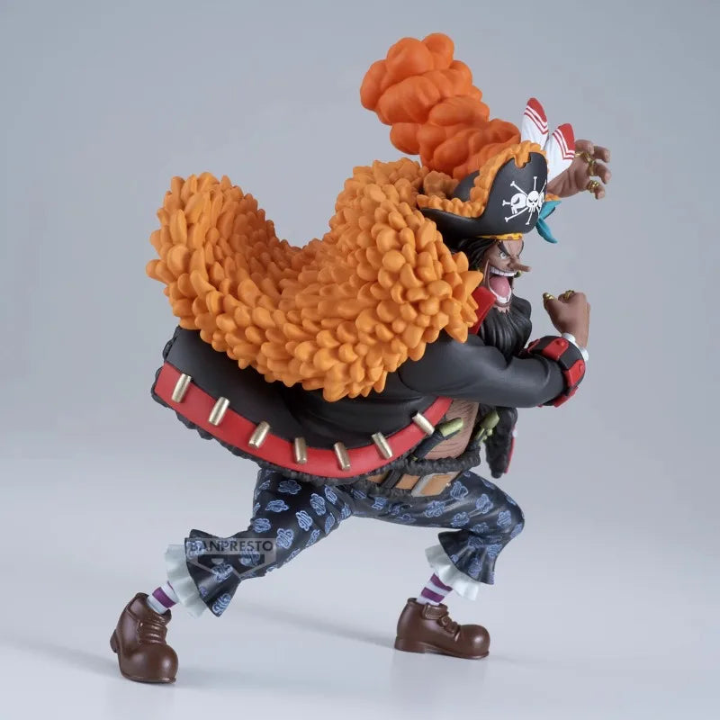 Figura Marshall D. Teach - One Piece | Barbanegra en pose de combate, Battle Record Collection