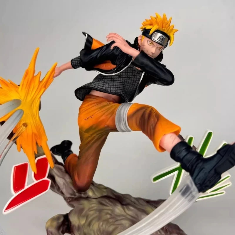 Figura Naruto Uzumaki - Naruto | Naruto Uzumaki en Modo Sabio con doble cabeza intercambiable 22cm