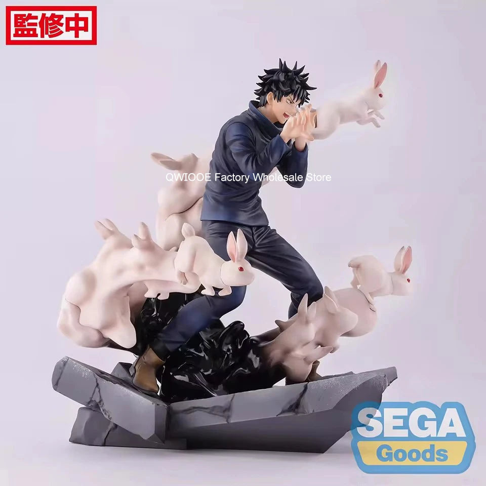 Figura Megumi Fushiguro Invocando Conejos - Jujutsu Kaisen | SEGA 19cm