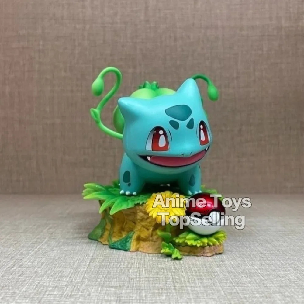 Figura Bulbasaur - Pokémon | Base con Poké Ball 10cm