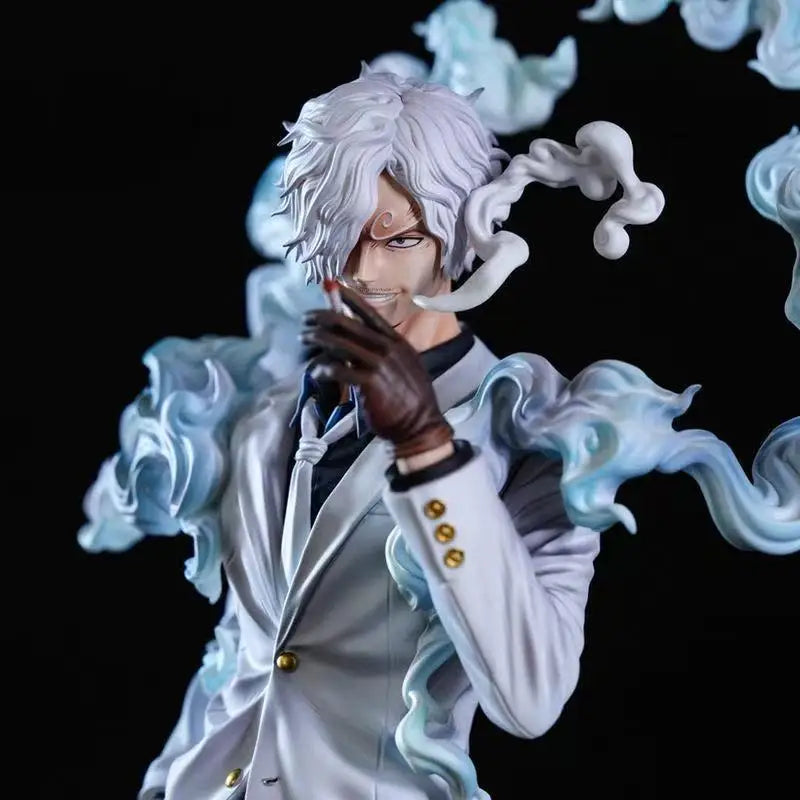 Figura de Anime de One Piece de 28 cm, Figura de Nika Sanji, Figura de Sanji Fumando, Estatua de PVC, Modelo Coleccionable, Muñeco Decorativo, Juguetes, Regalos