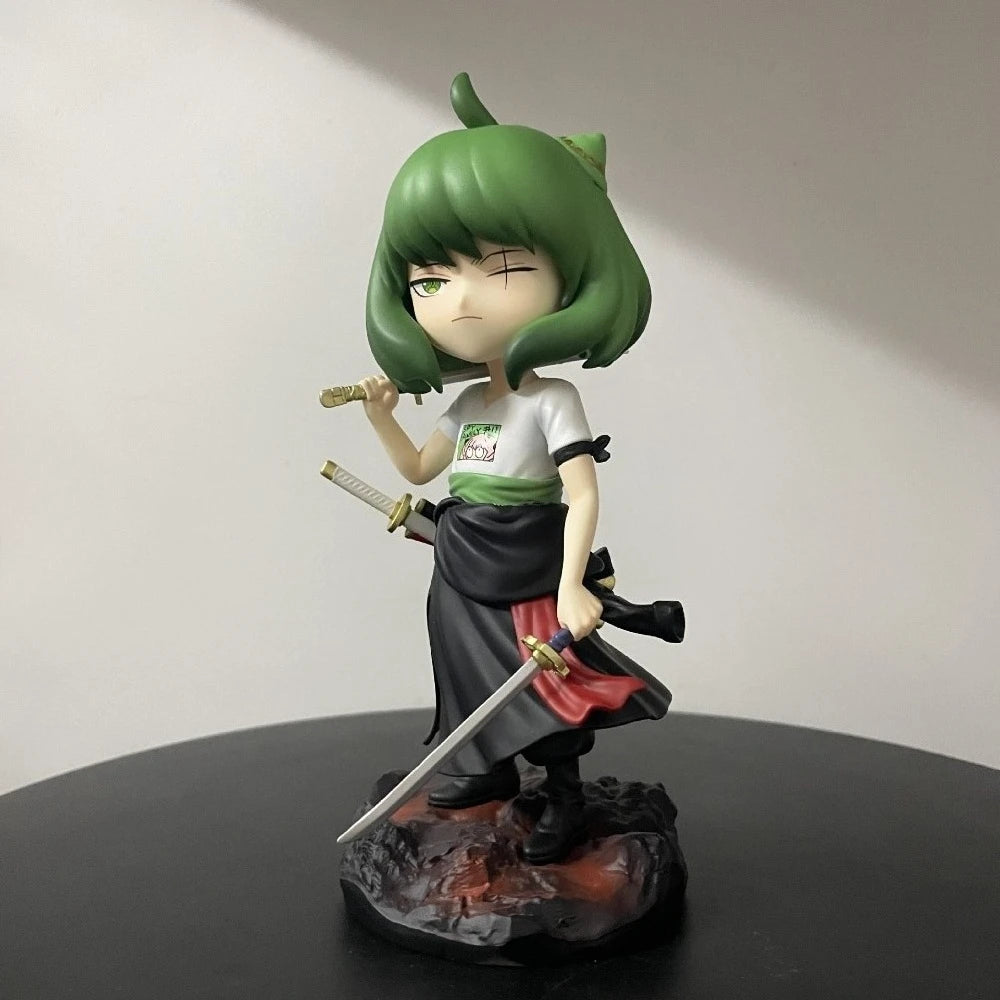 Figura Anya cosplay Zoro - Spy x Family x One Piece | GK 18,5cm