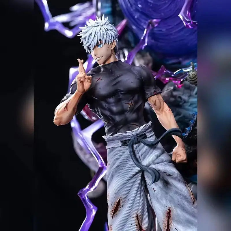 Figura Gojo Satoru - Jujutsu Kaisen | Estatua GK Triple Cabeza 23.5cm
