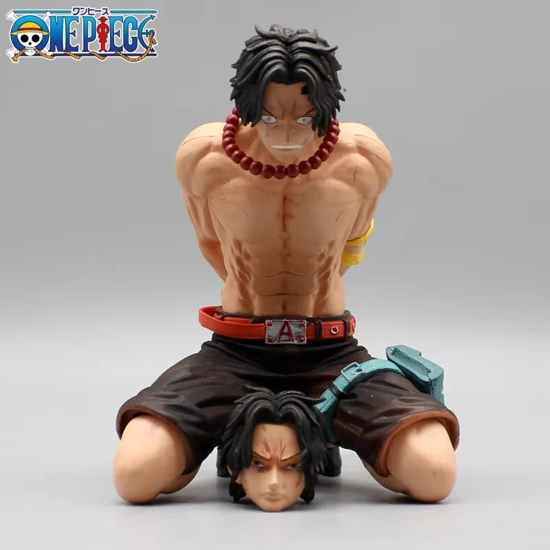 Figura de Portgas D Ace de One Piece de 13cm, estatua de Manga de escritorio de eje GK, figura de acción de Pvc, juguete de modelos coleccionables para regalo