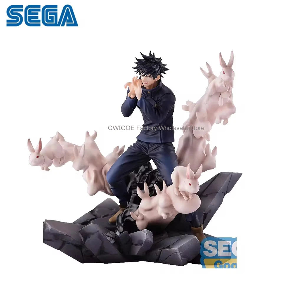Figura Megumi Fushiguro Invocando Conejos - Jujutsu Kaisen | SEGA 19cm