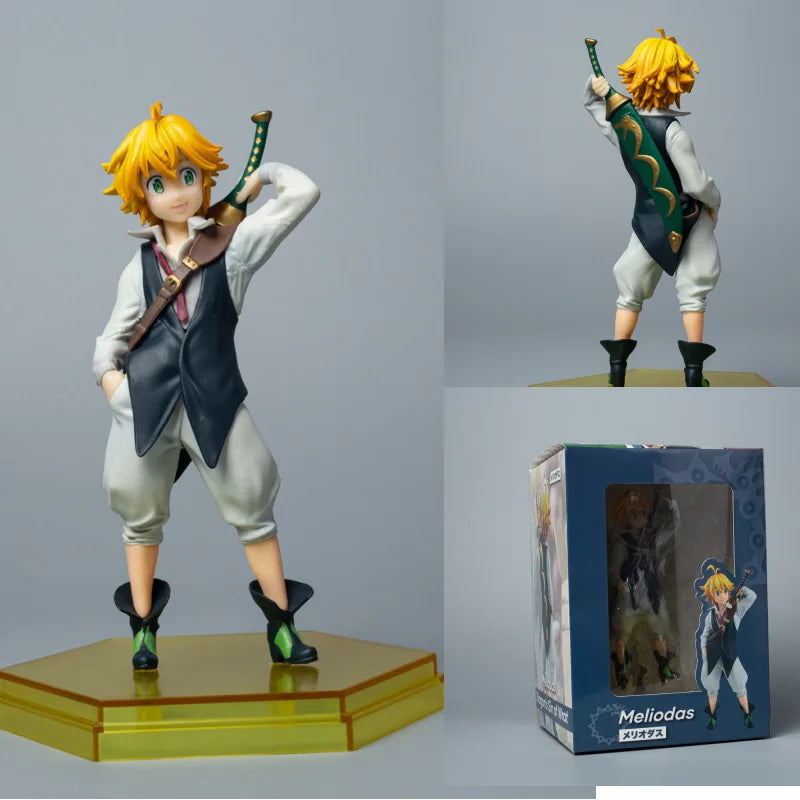 Figura Meliodas - Seven Deadly Sins | Meliodas, Capitán de los Siete Pecados Capitales, con espada 15cm