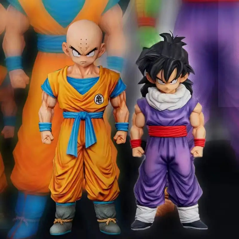 Set 9 figuras Krillin, Gohan y Trunks (niños) - Dragon Ball Z | 28cm