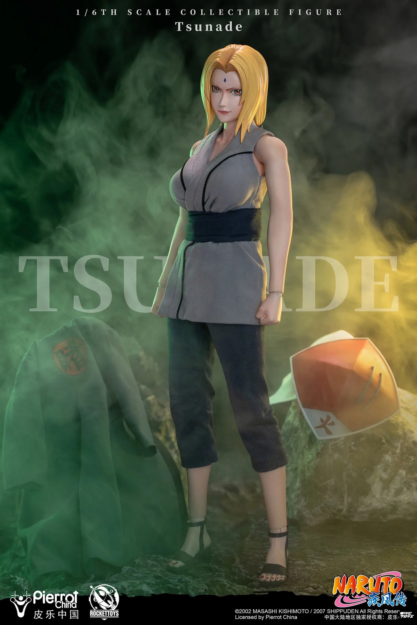 Figura Tsunade Godaime Hokage 1/6 - Naruto Shippuden | Rocket Toys ROC-009 28cm