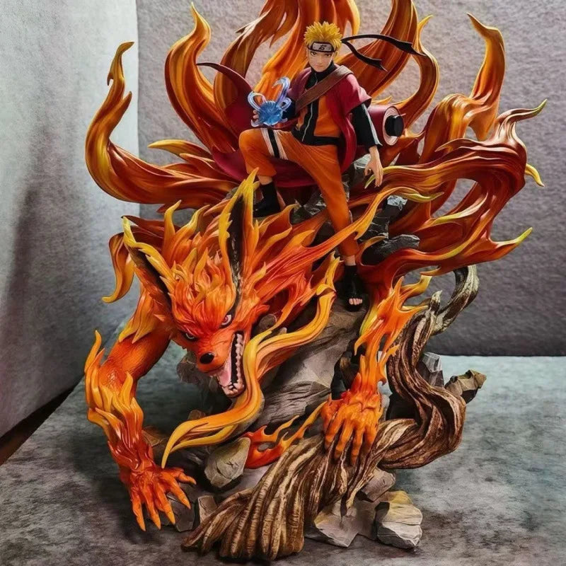 Figura Naruto Uzumaki - Naruto | Naruto Uzumaki en pose épica de gran tamaño 43cm