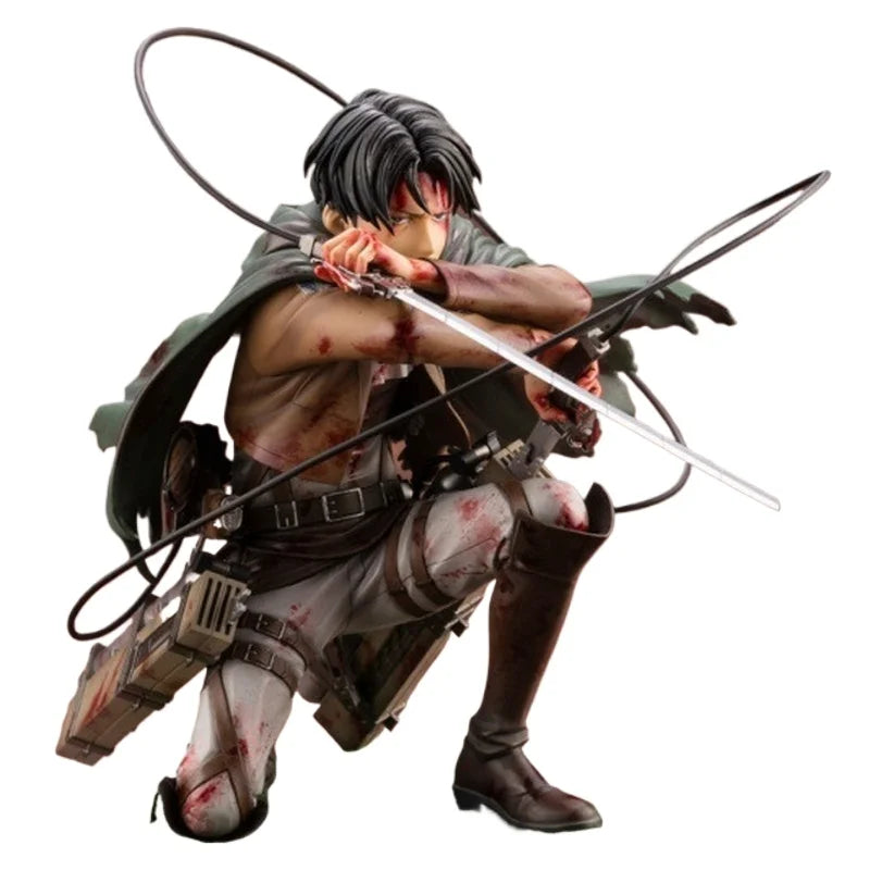 Figura Levi Ackerman - Ataque a los Titanes | Kotobukiya Dañado en Batalla 16cm