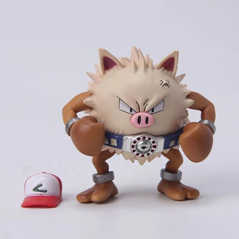 Figura Ash y Primeape - Pokémon | PVC 5cm