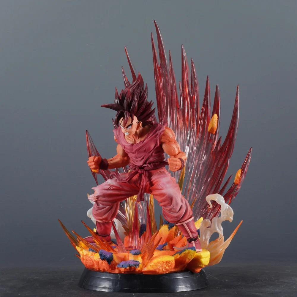 Figura Son Goku Kaioken - Dragon Ball Z | Estatua GK 38cm