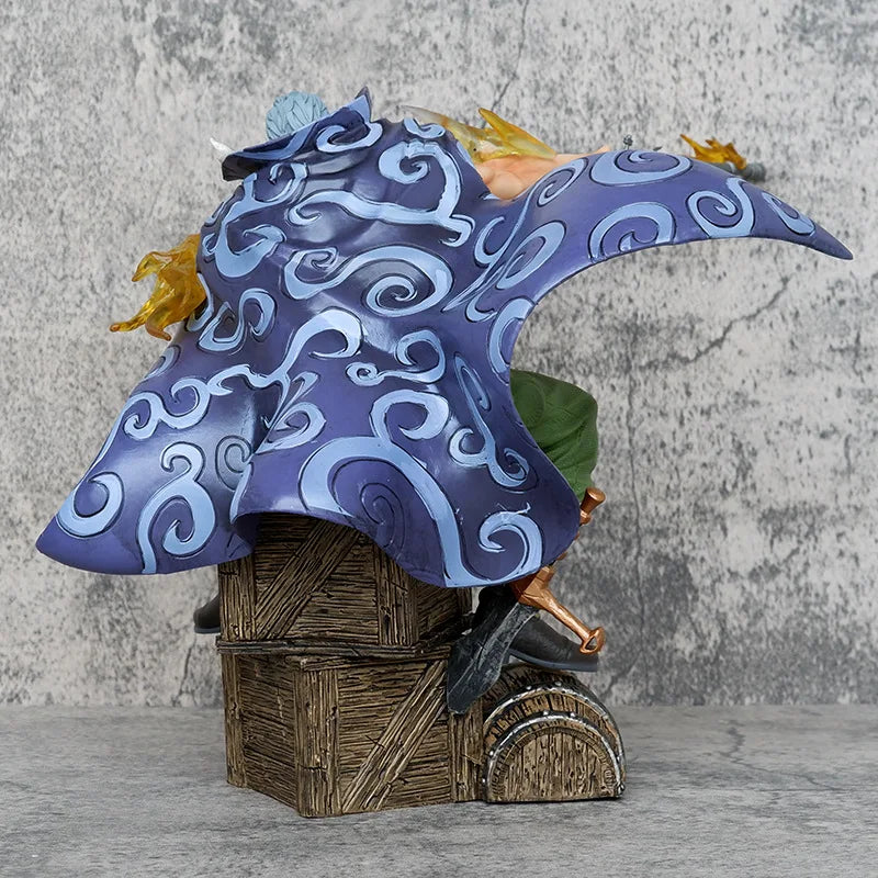 Figura Ben Beckman Versión Batalla - One Piece | Pose Sentado con Rifle