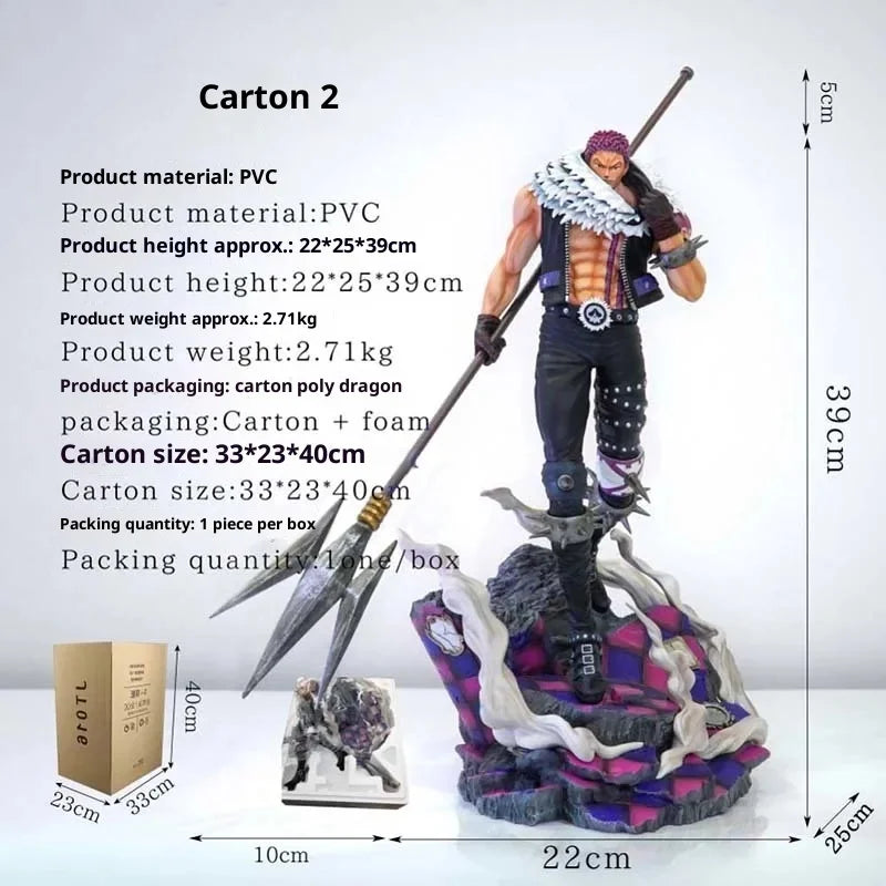 Figura Charlotte Katakuri - One Piece | Charlotte Katakuri con su tridente Mogura 44cm