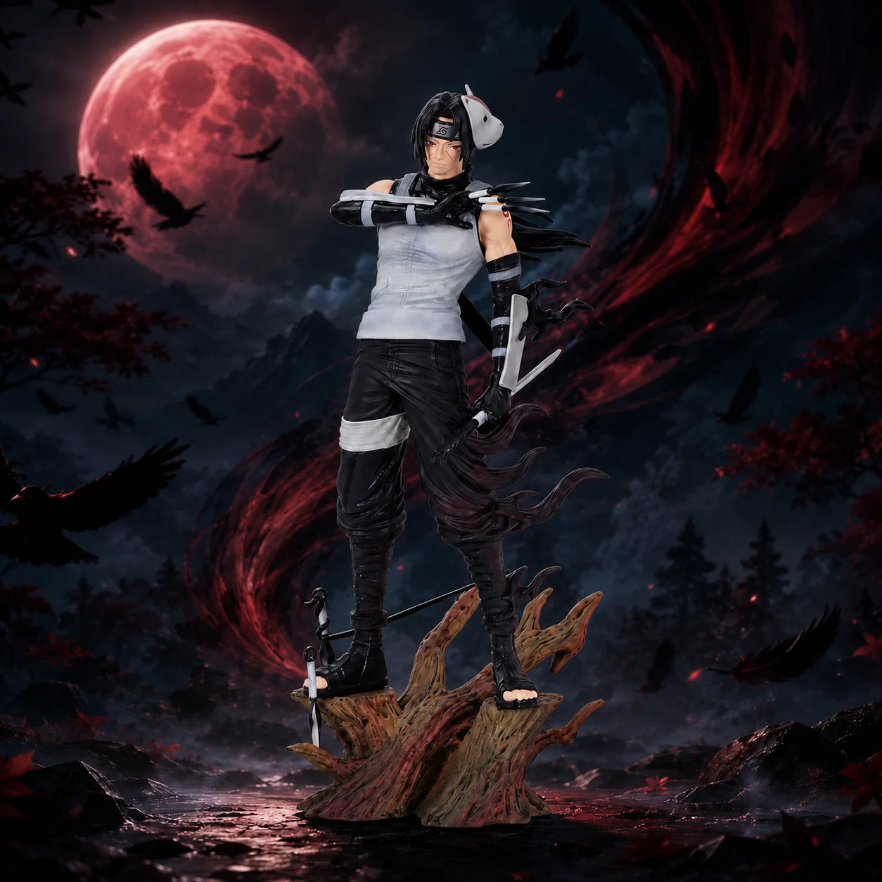 Figura Uchiha Itachi - Naruto | Estatua de Escritorio
