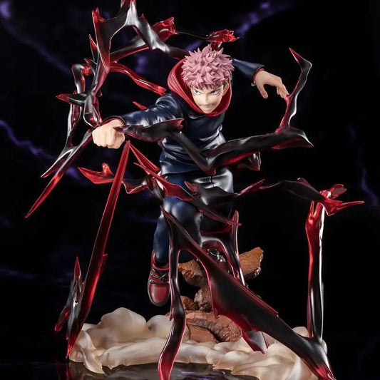Figura Itadori Yuji - Jujutsu Kaisen | Estatua Negra 19cm