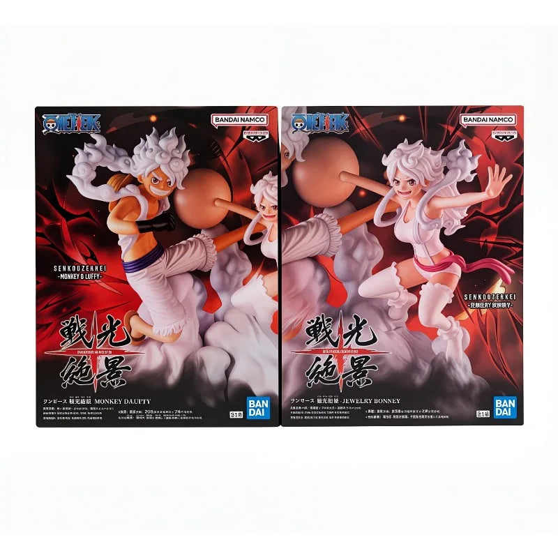 Figuras Luffy Gear 5 y Jewelry Bonney - One Piece | Bandai Banpresto Senkouzekkei