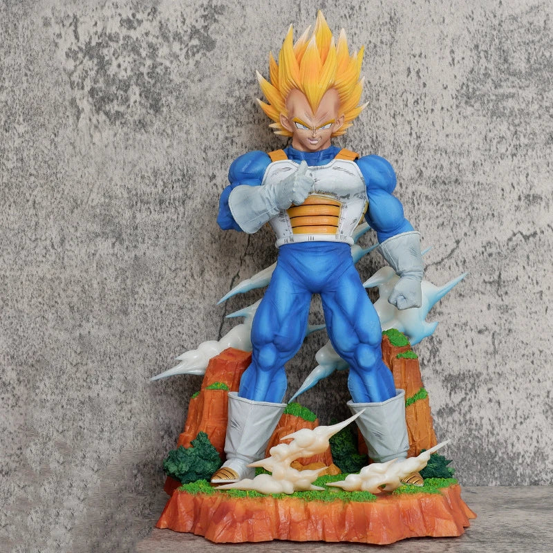 Figura Vegeta Super Saiyan Battle - Dragon Ball Z | PVC 33cm