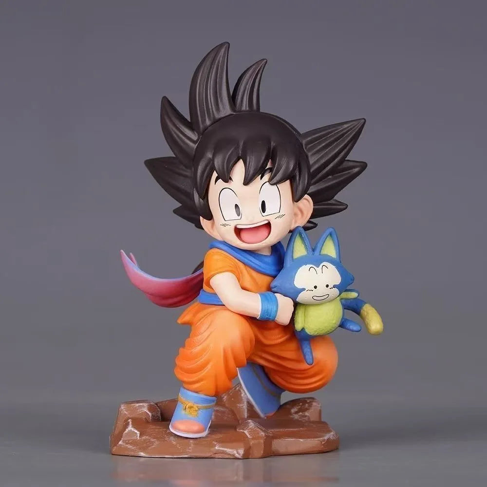 Figuras de acción de Dragon Ball Z de 10cm, Goku, abrazar, Pura, PVC, GK, Yamcha, modelo coleccionable, juguetes, regalos