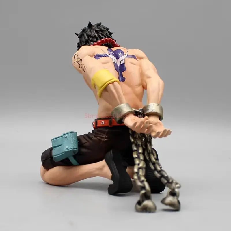 Figura de Portgas D Ace de One Piece de 13cm, estatua de Manga de escritorio de eje GK, figura de acción de Pvc, juguete de modelos coleccionables para regalo
