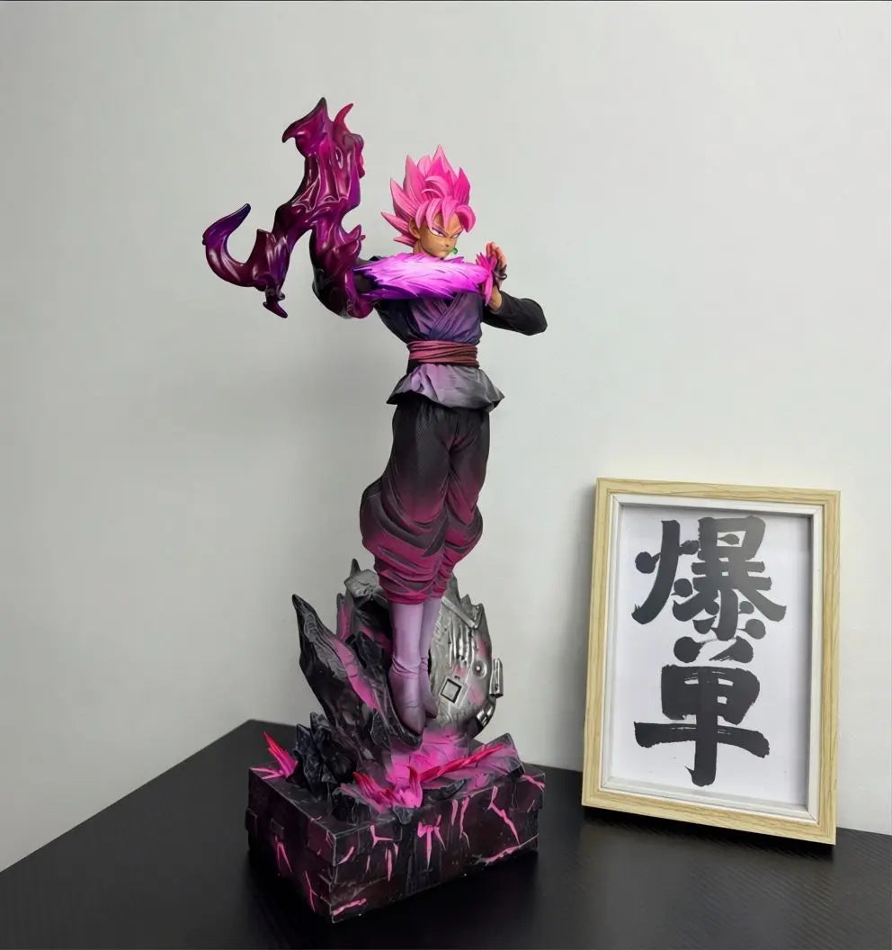 Figura Goku Black Super Saiyan Rosé - Dragon Ball Super | JT Studio 38cm