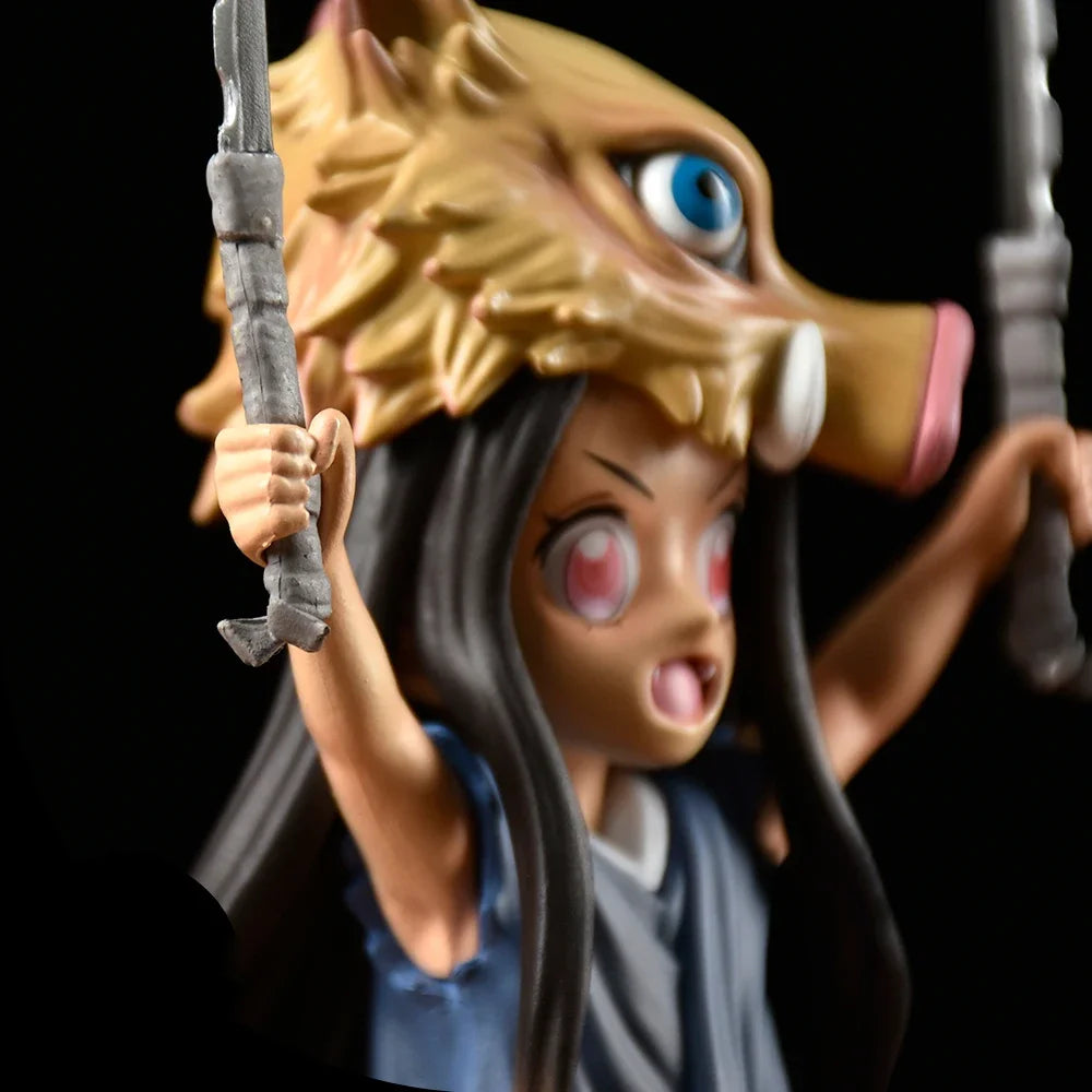 Figura Nezuko Kamado (máscara de jabalí) - Demon Slayer | Bandai 19cm