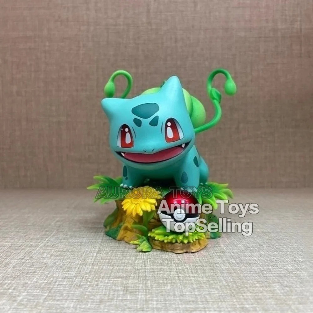 Figura Bulbasaur - Pokémon | Base con Poké Ball 10cm