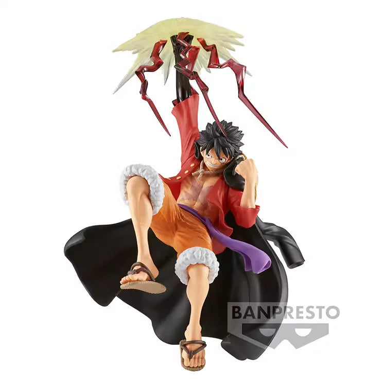 Figura Luffy - One Piece | Luffy en pose de combate, colección Battle Record