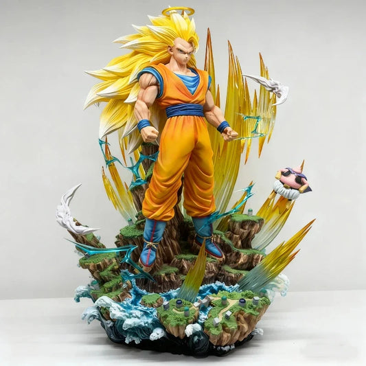 Figura Goku SSJ3 Infinito - Dragon Ball | Super Saiyan 3 42cm