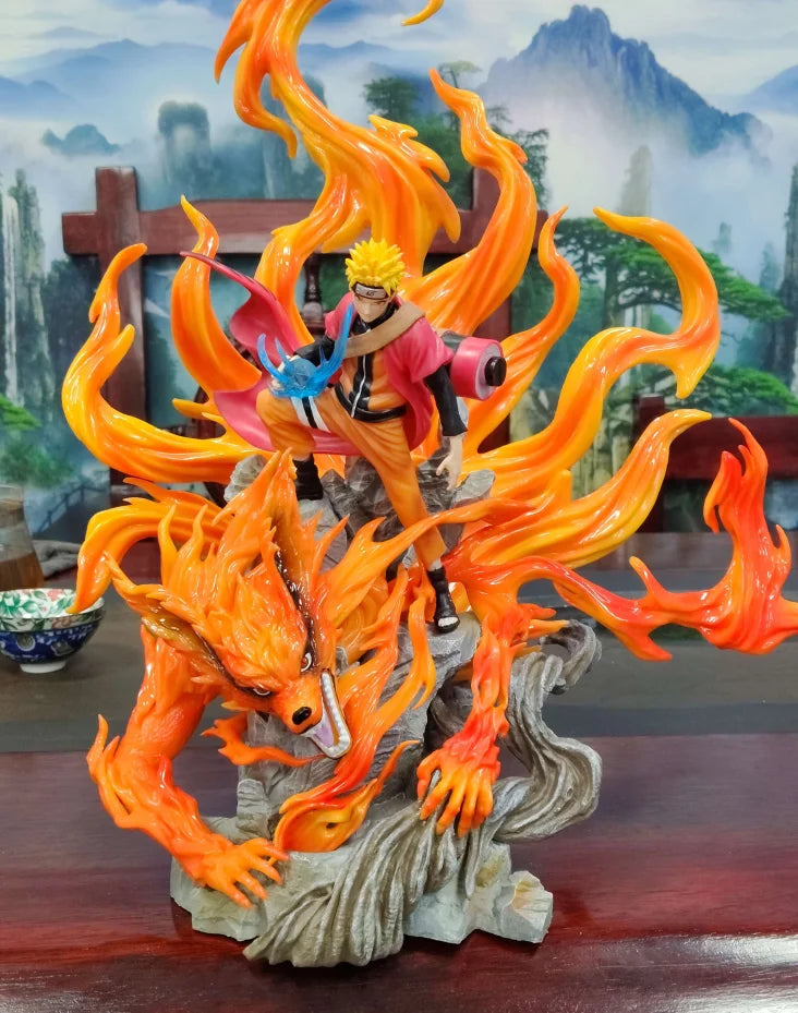 Figura Naruto Uzumaki - Naruto | Naruto Uzumaki en pose épica de gran tamaño 43cm