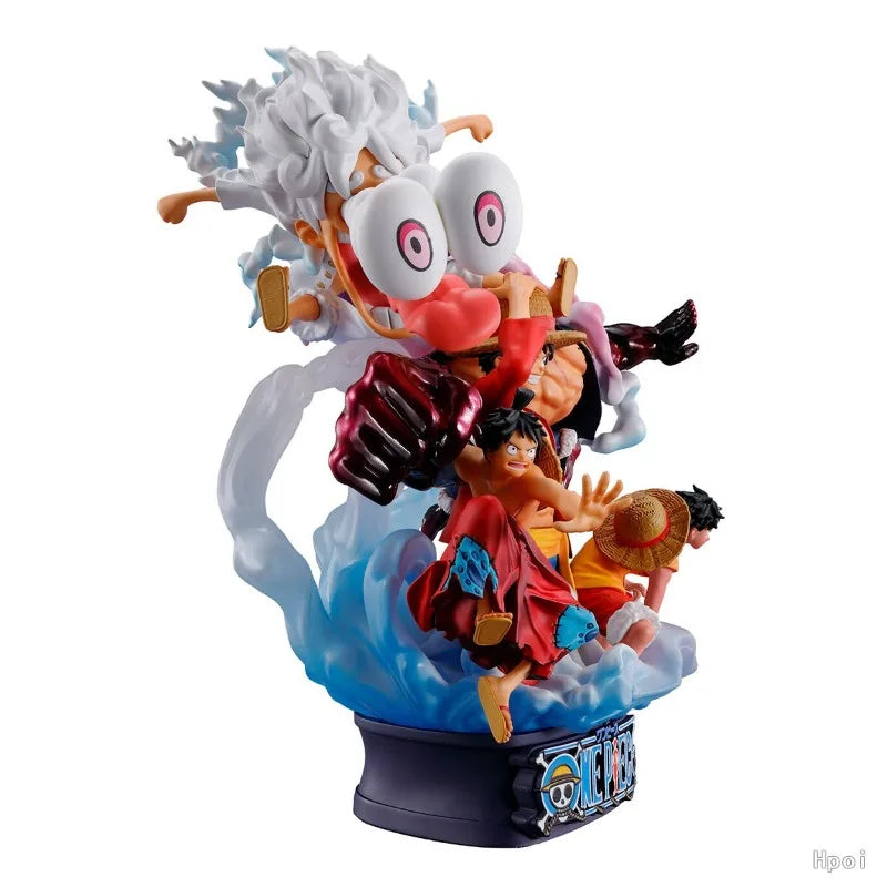 Figura Monkey D. Luffy LOGBOX RE BIRTH 02 - One Piece | MegaHouse PETITRAMA 15cm