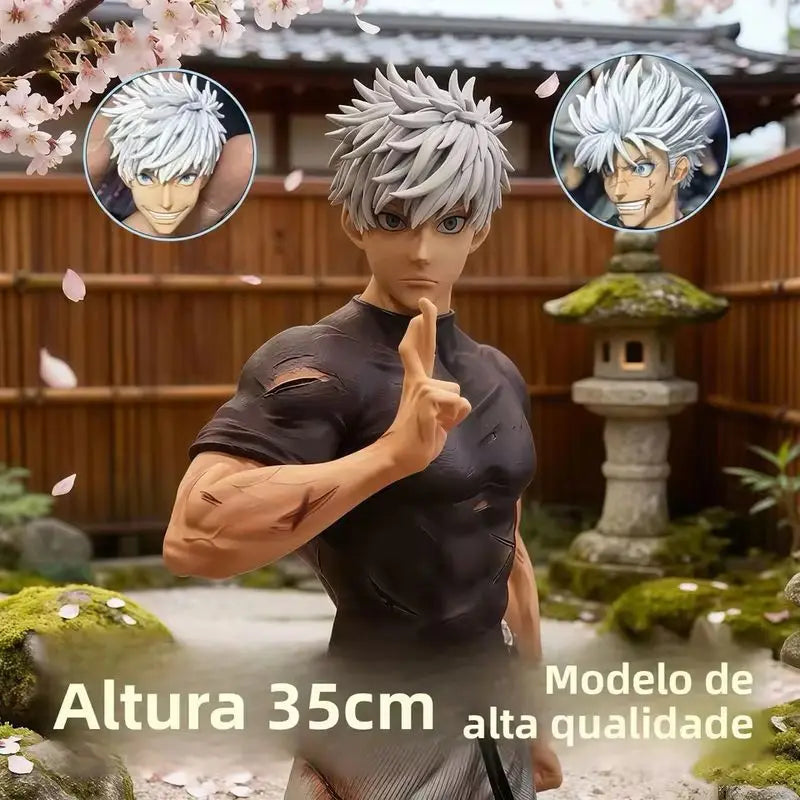 Figura Gojo Satoru - Jujutsu Kaisen | Estatua GK Triple Cabeza 23.5cm