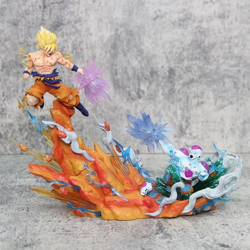 Figura Son Goku vs Freezer - Dragon Ball Z | Diorama 21cm