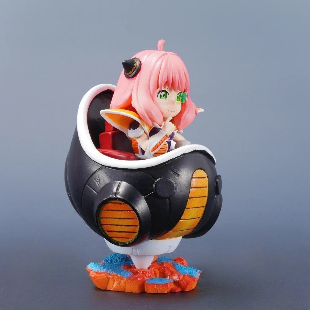 Figura Anya cosplay Freezer - Spy x Family x Dragon Ball | GK 15,5cm