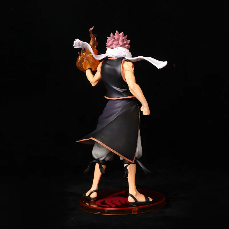 Figura Natsu Dragneel - Fairy Tail | Natsu Dragneel Etherious con efectos de llamas 23cm