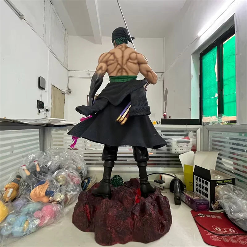 Figura Roronoa Zoro - One Piece | Estatua GK 73cm