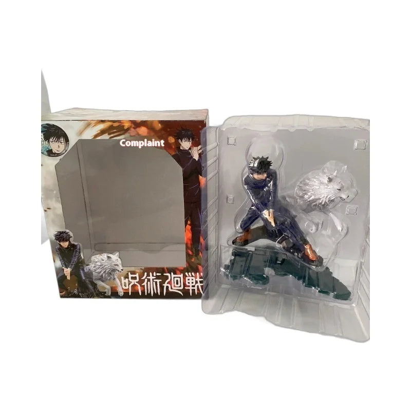 Figura Fushiguro Megumi con Perro de Jade - Jujutsu Kaisen | Estatua GK 17cm