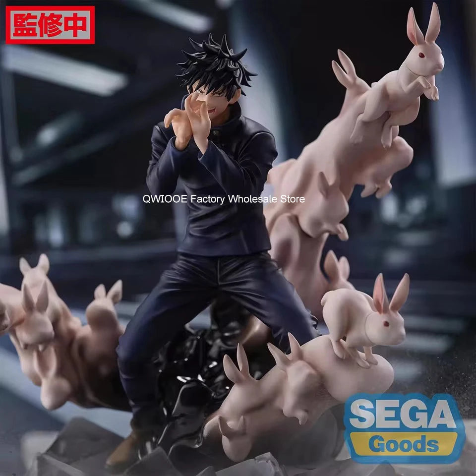 Figura Megumi Fushiguro Invocando Conejos - Jujutsu Kaisen | SEGA 19cm