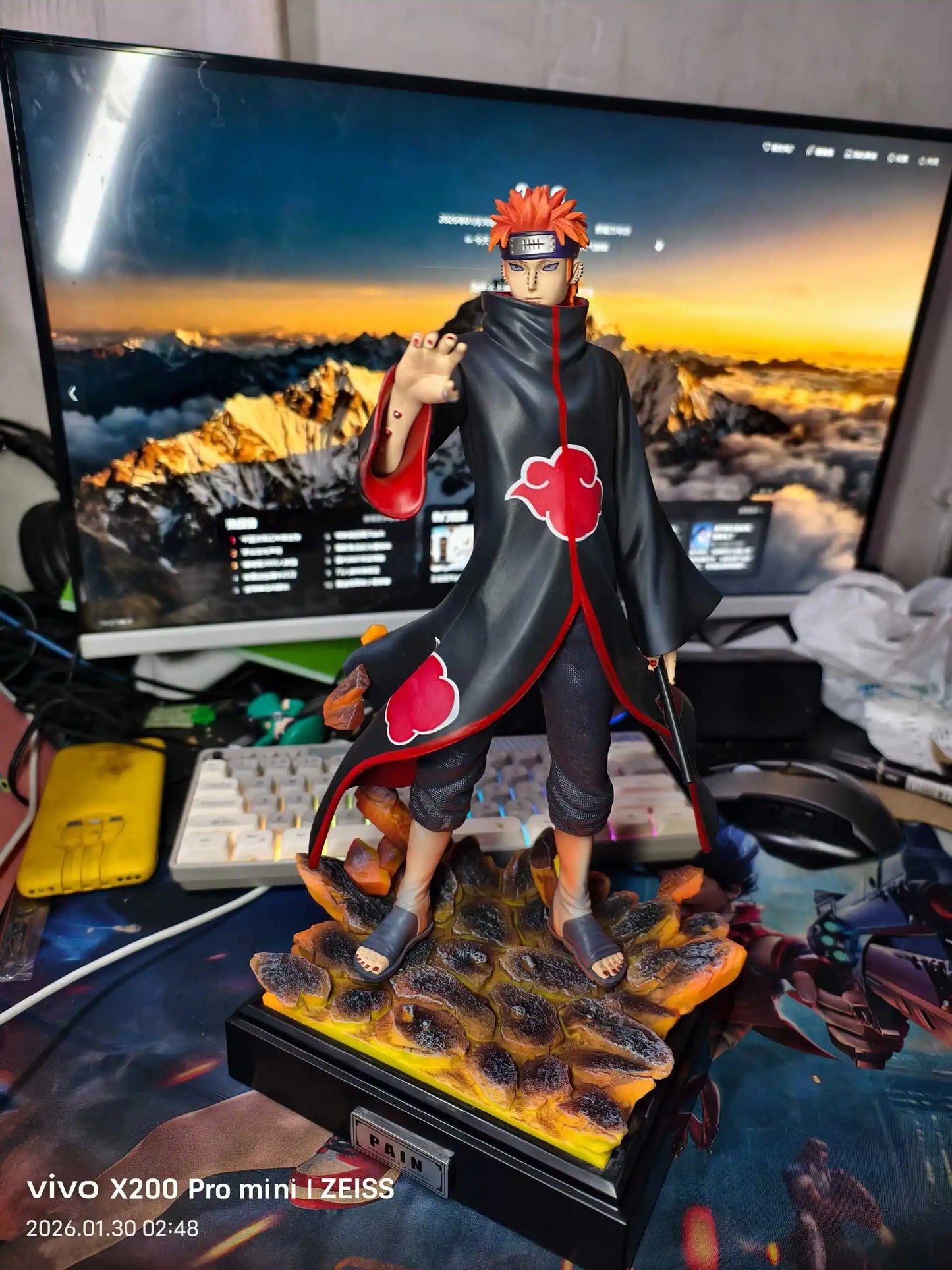 Figura Pain - Naruto Shippuden | Líder Akatsuki 33cm