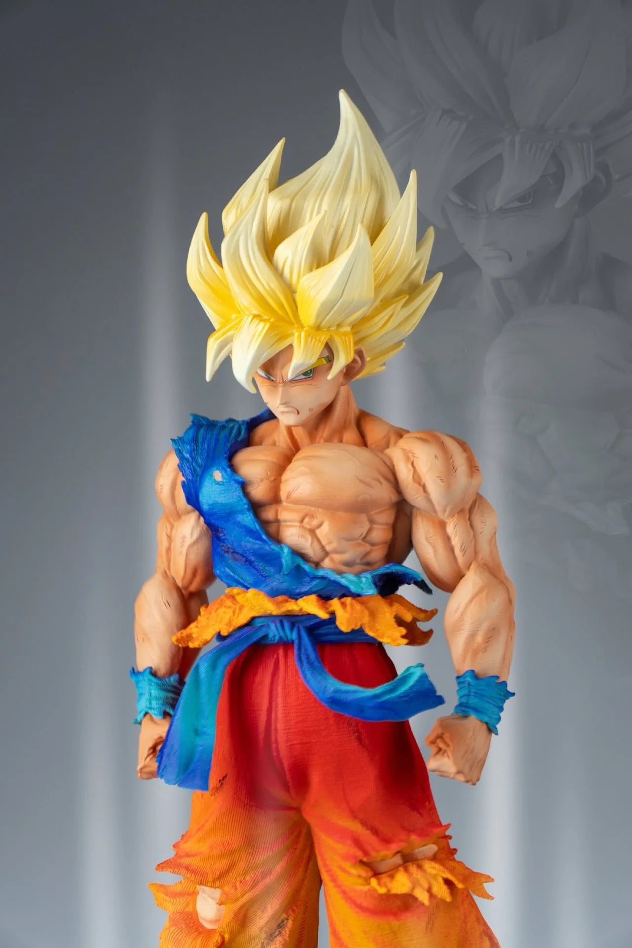 Figura Son Goku - Dragon Ball Z | JT Studio Estatua Batalla Color Especial