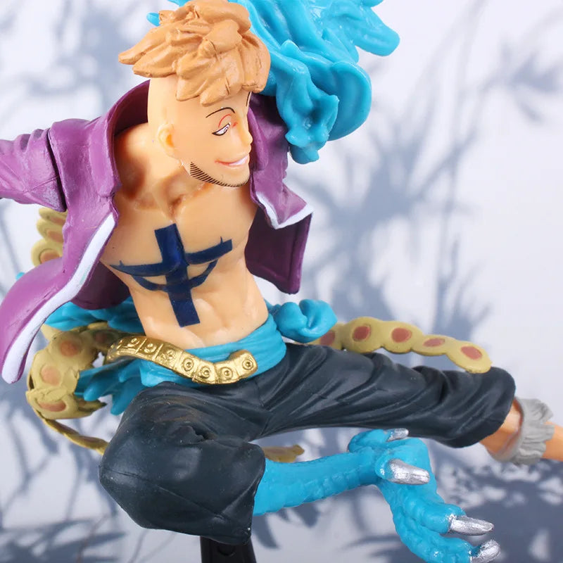 15cm Anime One Piece Whitebeard Pirates Edward Newgate Marco PVC Action Figure Game Statue Collection Model Kids Toys Doll Gifts