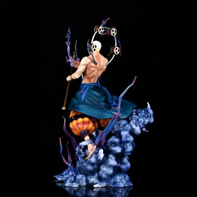 Figura Enel - One Piece | GK con Luz LED y 3 Cabezas Intercambiables