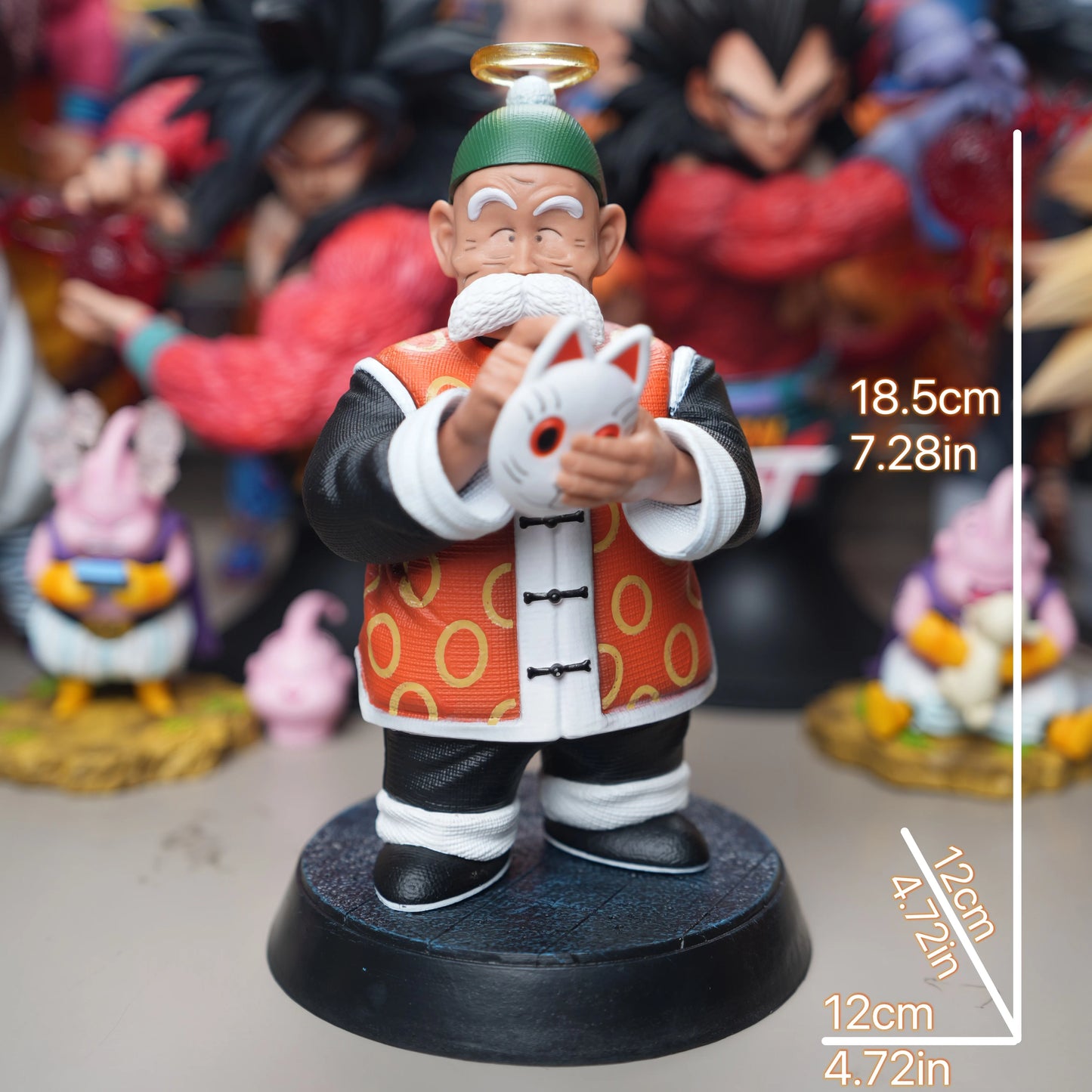 18,5 cm/7,28 pulgadas Anime Dragon Ball figura Son Gohan figuras de acción colección de Pvc modelo juguetes para niños regalos