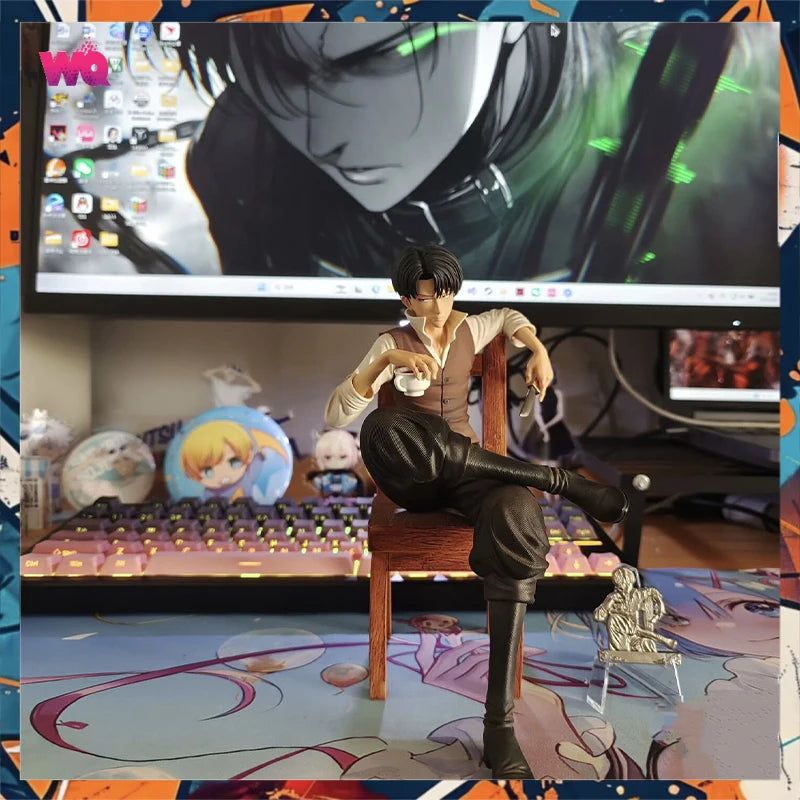 Figura Levi Ackerman - Attack on Titan | Levi Ackerman, el soldado más fuerte de la humanidad 19cm