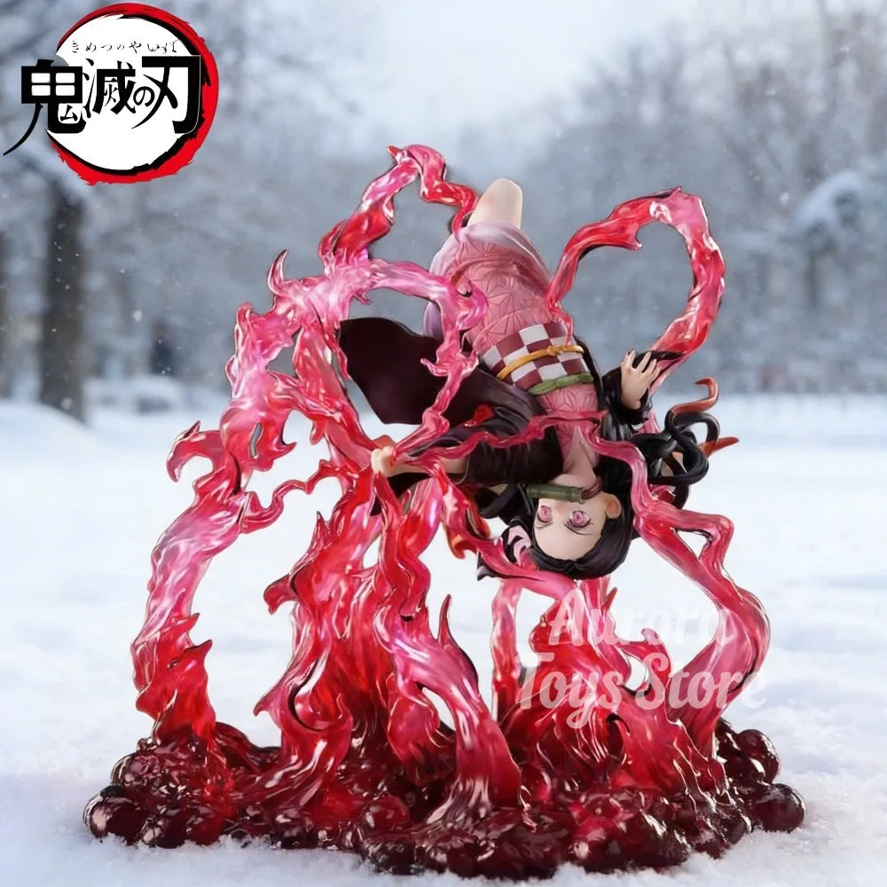 Figura Nezuko Kamado - Demon Slayer | Arte Demoníaco de Sangre 18cm