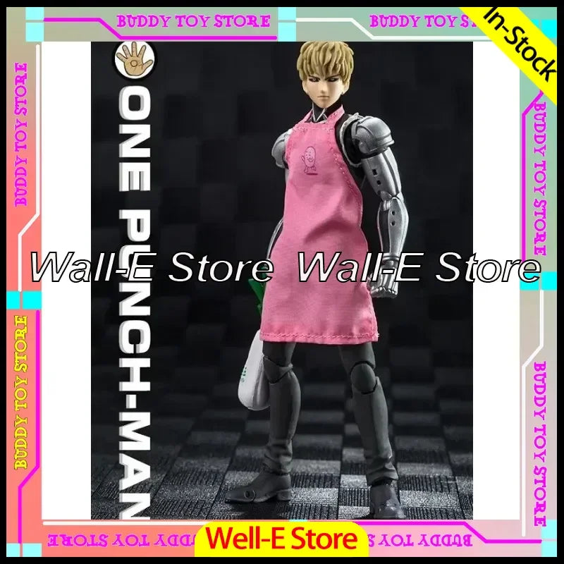 Figura Genos con Delantal Rosa - One Punch Man | Articulada 16cm