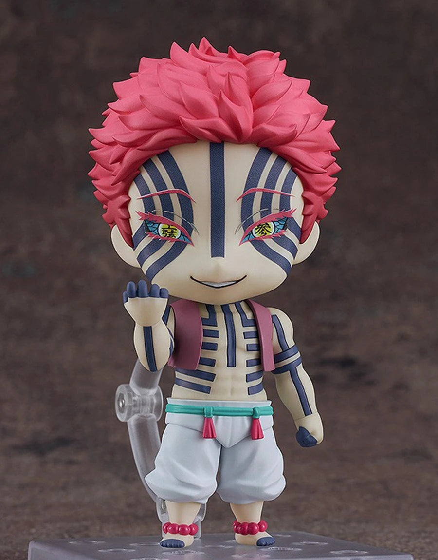 Figura Akaza - Demon Slayer | Luna Superior Tres Chibi 10cm